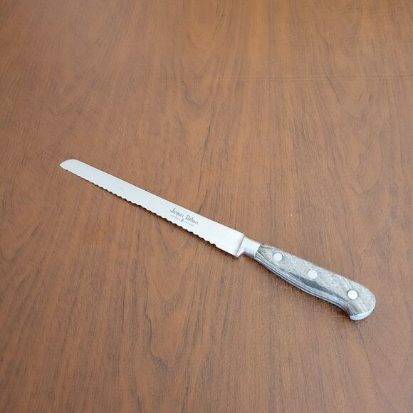 Vintage 9 1/8"  JACQUES DEBARR Serrated Bread Slicing Knife Japan - Picture 1 of 10